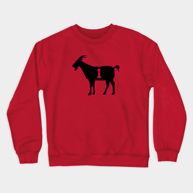 CHI GOAT - 1 - Red Crewneck Sweatshirt by KFig21